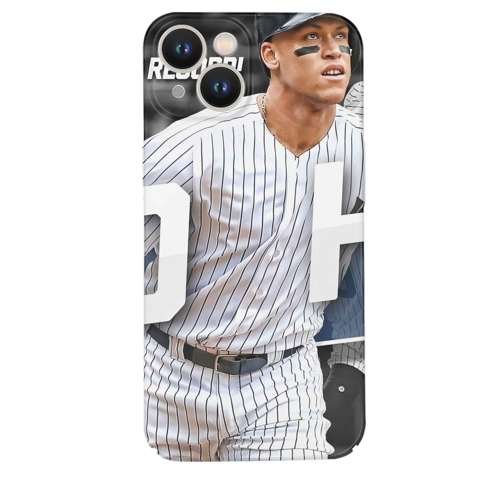 Aaron Judge 50 Home Runs 2 IPhone 14 Series Full-Cover Hard Case – Shockproof With Raised Camera Protection – Precise Cutouts, Wireless Charging Compatible – Durable, Anti-Yellowing, Easy To Clean